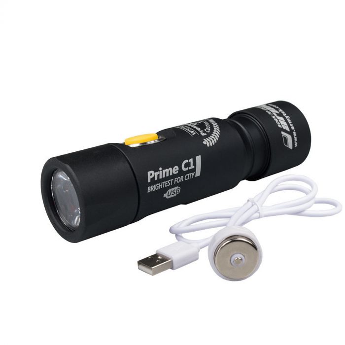 Фонарь светодиодный Armytek Prime C1 Magnet USB+18350, 1050 лм, аккумулятор