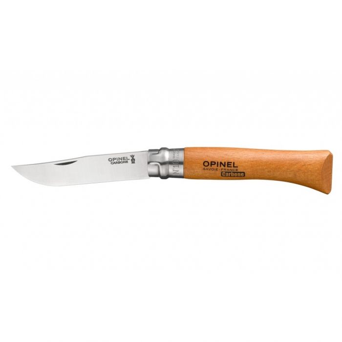 Нож Opinel №10, углеродистая сталь, рукоять из дерева бука, 113100