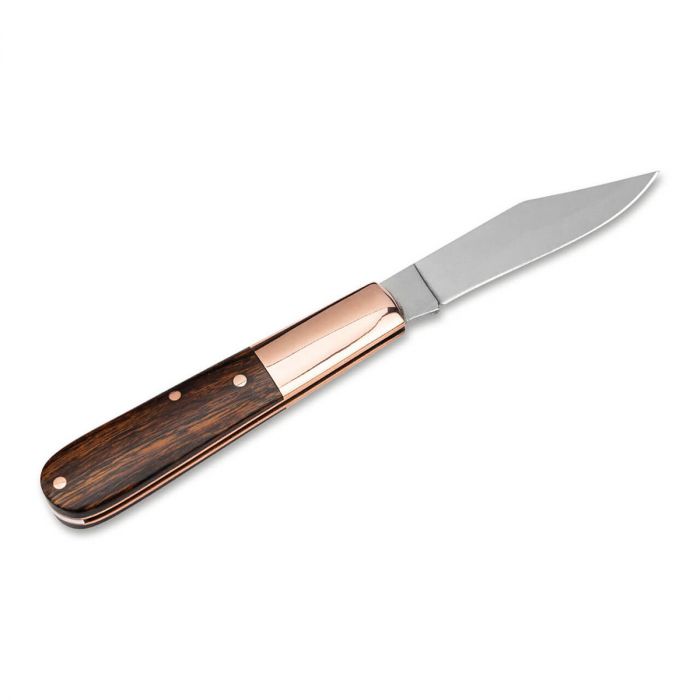 Складной нож Boker Barlow Copper Integral Desert Ironwood, сталь N690, рукоять медь