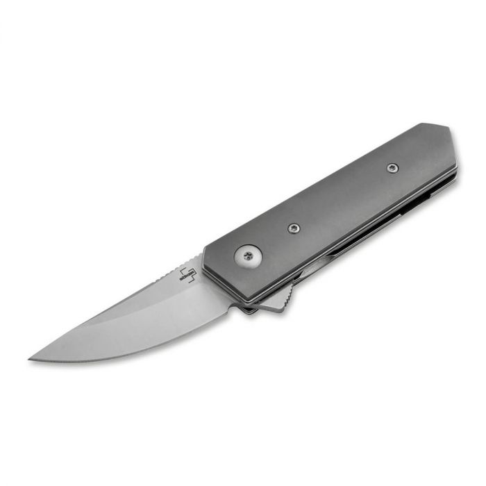 Складной нож Boker Kwaiken Stubby Titanium, сталь CPM-S35VN, рукоять титановый сплав