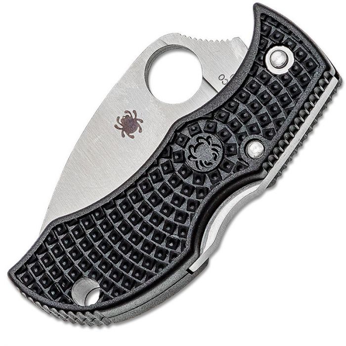 Нож складной Spyderco Manbug Wharncliffe, сталь VG-10, рукоять Black FRN