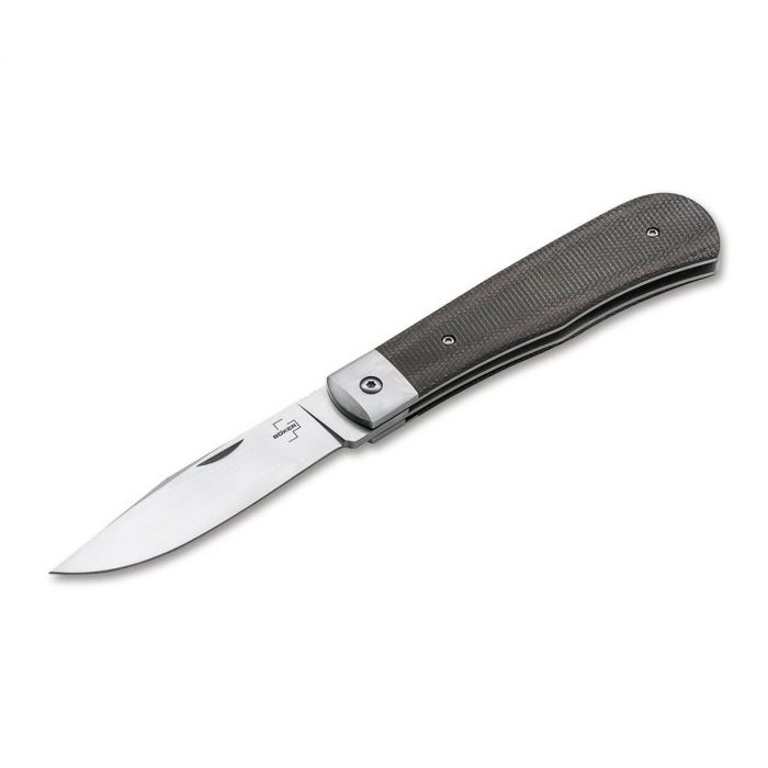 Складной нож Boker Bonfire Micarta, сталь D2, рукоять сталь/микарта