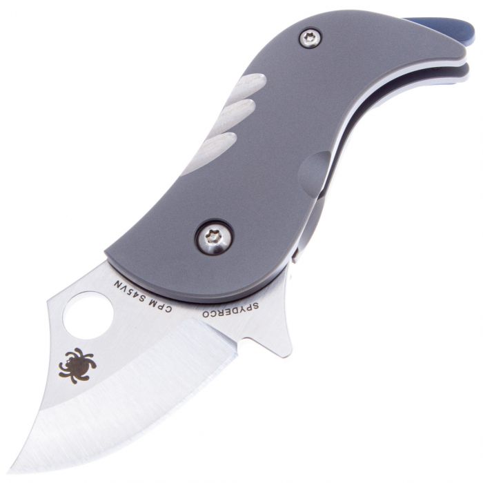 Складной нож Spyderco Pochi, сталь S45VN, рукоять Titanium