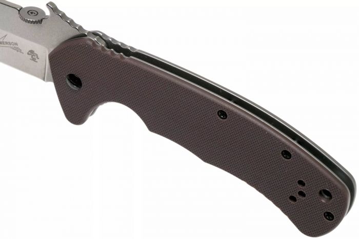 Нож складной Kershaw Emerson CQC-11K, сталь D2, рукоять коричневый G10