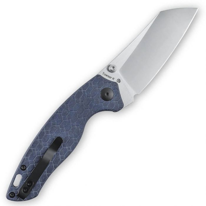 Складной нож Kizer Towser K Satin, сталь 154CM рукоять Richlite, синий