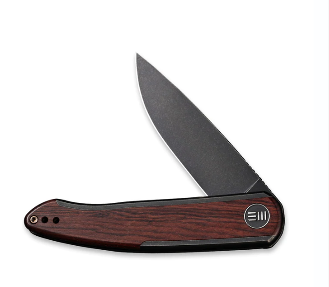 Складной нож WE Knife Smooth Sentinel Wood, CPM 20CV