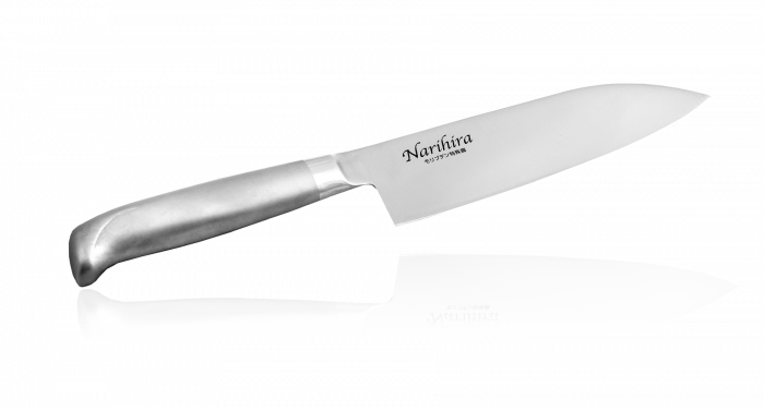 Нож Сантоку Narihira Fuji Cutlery, FC-61, сталь Mo-V, серый