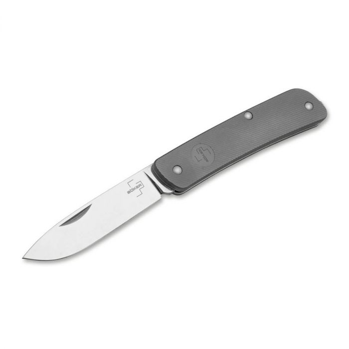 Складной нож Boker Tech Tool 1 Titanium, сталь Sandvik 12С27, рукоять титановый сплав