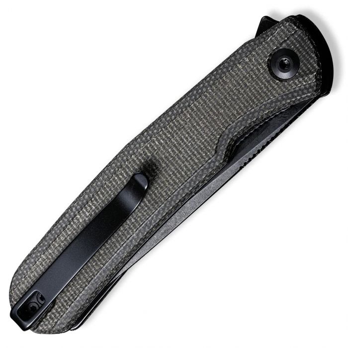 Складной нож Sencut Scitus, сталь D2, рукоять canvas micarta, black/dark green