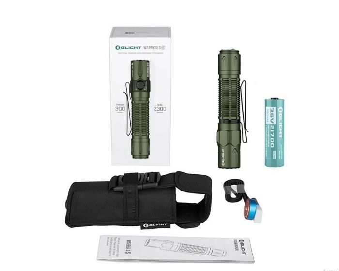 Фонарь Olight Warrior 3S OD Green