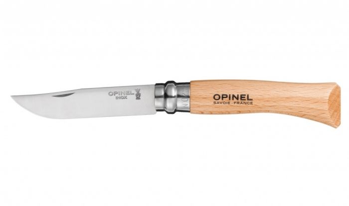 Нож складной Opinel №7 VRI Inox, сталь 12C27, рукоять бук