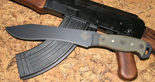 Нож с фиксированным клинком Ontario "NS-9 Black Micarta ", фосфорные доты