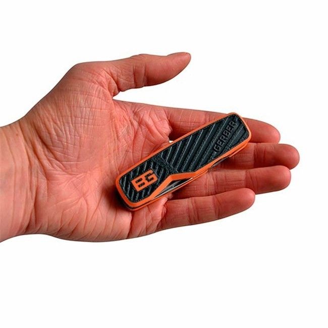 Мультитул Gerber Bear Grylls Pocket Tool, сталь 5Cr15, прорезиненная рукоять