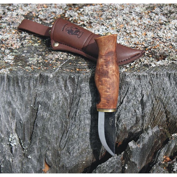 Нож Ahti Puukko 9612 Kaira, сталь W75, рукоять карельская береза