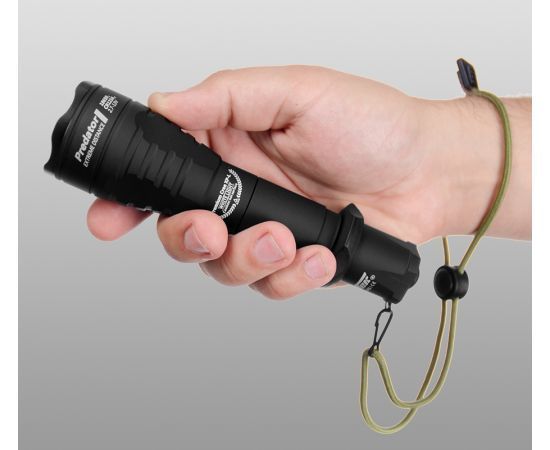 Фонарь светодиодный тактический Armytek Predator v3, 240 лм, зеленый свет, аккумулятор