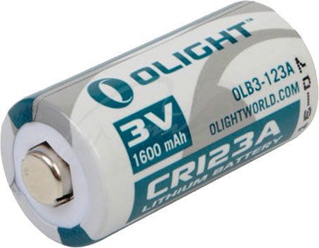 Литиевая батарея Olight CR123А 3.0V. 1600 mAh