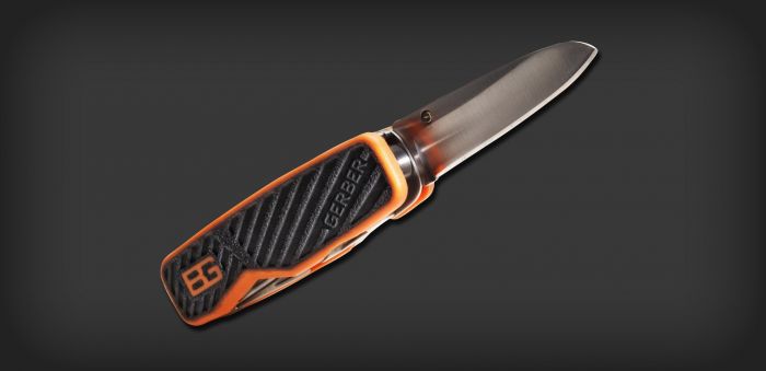 Мультитул Gerber Bear Grylls Pocket Tool, сталь 5Cr15, прорезиненная рукоять