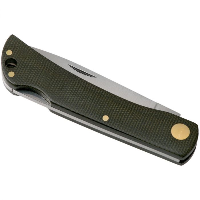 Складной нож Boker Rangebuster Green, сталь N690, рукоять микарта