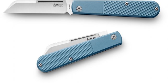 Складной нож LionSteel Barlow Slim Dom, сталь M390, рукоять титан