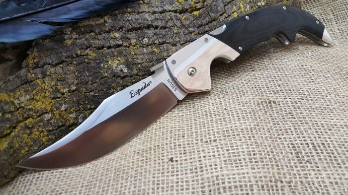 Складной нож Espada (Large) - Cold Steel 62MB, сталь CPM-S35VN, рукоять G10/Анодированный алюминий