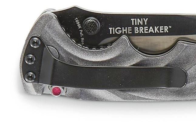 Полуавтоматический складной нож CRKT Tiny Tighe Breaker Black, сталь AUS-8, термопластик