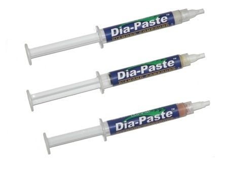 Набор из 3-x алмазных паст Dia-Paste™ Diamond Compound Kit (1 micron / 15000 mesh, 3 micron / 8000 mesh, 6 micron / 4000 mesh)