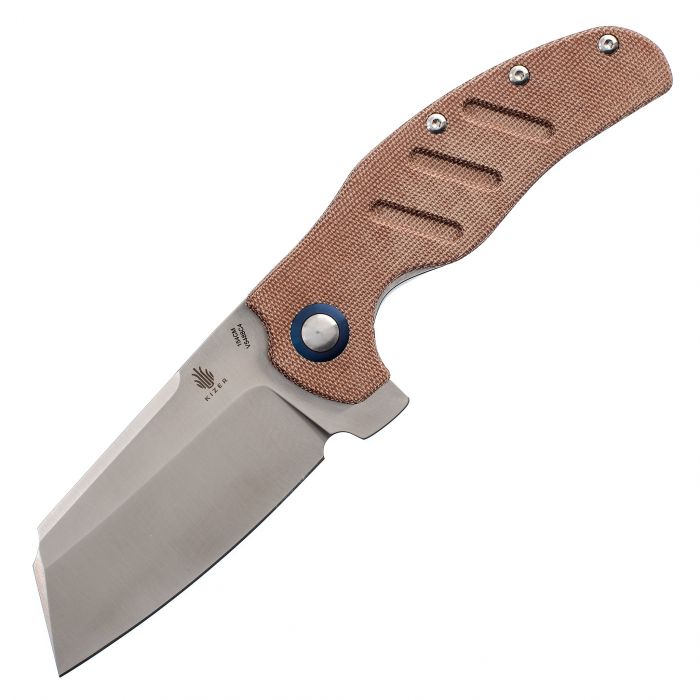 Складной нож Kizer C01C XL, сталь 154CM, рукоять Brown Micarta