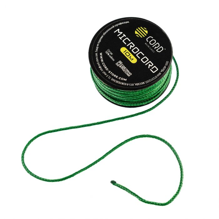 Микрокорд CORD, green, катушка 10м.