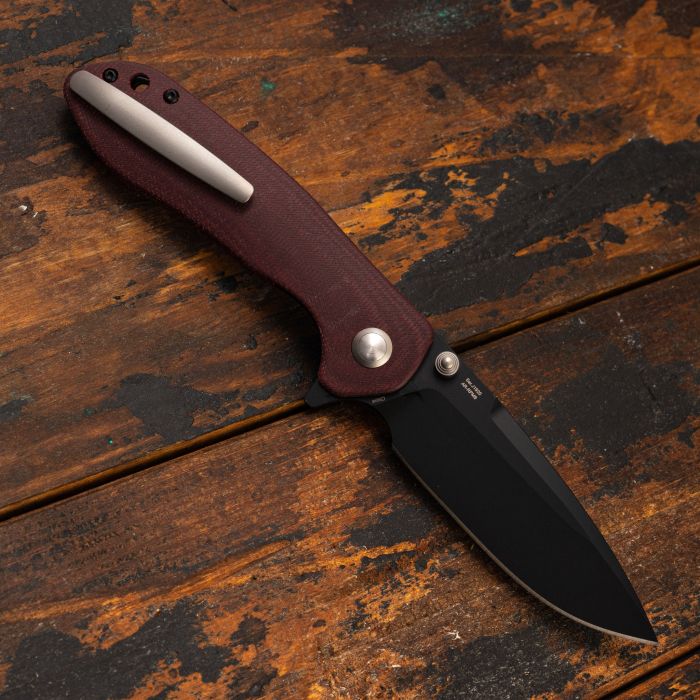 Складной нож CJRB Scoria, сталь AR-RPM9, Coral Micarta