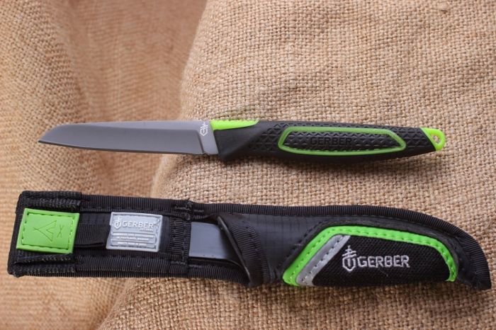 Нож Gerber Freescape Paring Knife, сталь 7Cr17MoV Black Oxide Coating, рукоять резина, 31-002886