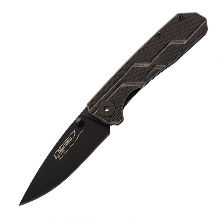 Складной нож Marttiini Folding Black B440, нержавеющая сталь, G10