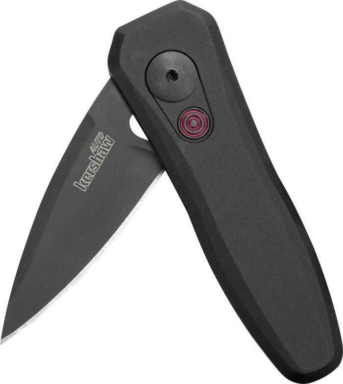 Автоматический складной нож Launch 4 - Kershaw 7500BLK Black, сталь Crucible CPM® 154, рукоять анодированный алюминий, чёрный