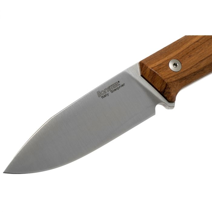 Нож с фиксированным клинком LionSteel B35, сталь Sleipner, рукоять Santos Wood