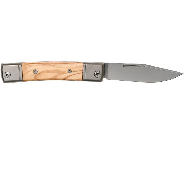 Складной нож LionSteel BestMan Clip, сталь M390, рукоять Olive