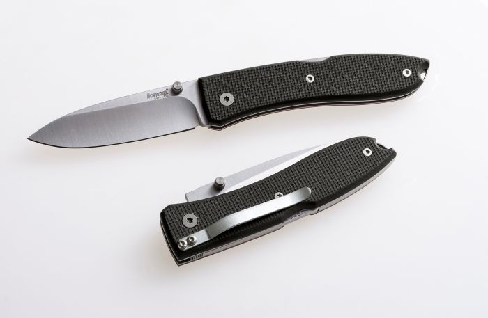 Нож складной LionSteel 8800 BK Opera, сталь D2 Tool Steel, рукоять стеклотекстолит G-10, черный