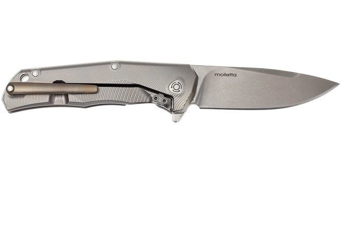 Нож складной LionSteel TRE BR BR, сталь M390, рукоять титан