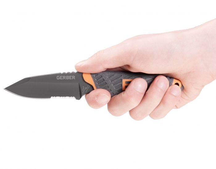 Нож Gerber Bear Grylls Compact Fixed Blade, сталь 7Cr17MoV, рукоять термопластик GRN