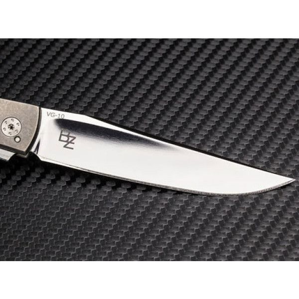 Нож складной Urban Trapper - Boker Plus 01BO730, сталь VG-10 Satin, рукоять титан, серый