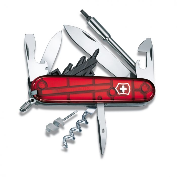 Нож перочинный Victorinox CyberTool, сталь X55CrMo14, рукоять Cellidor®, красный