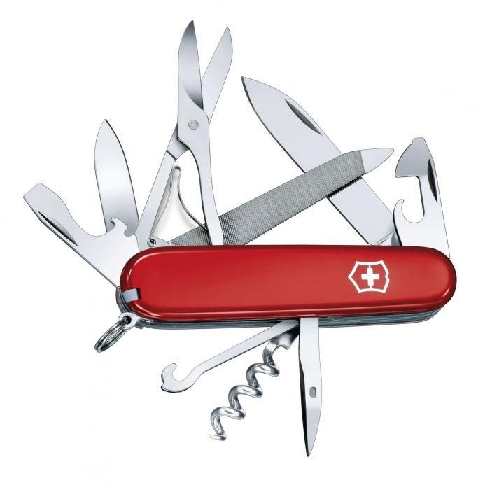 Нож перочинный Victorinox Mountaineer, сталь X55CrMo14, рукоять Cellidor®, красный