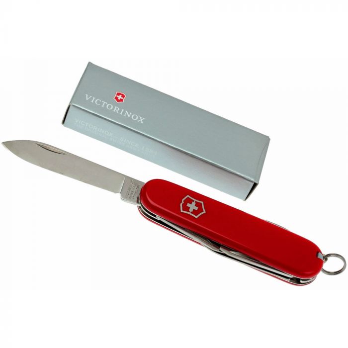 Нож перочинный Victorinox Sportsman, сталь X55CrMo14, рукоять Cellidor®, красный