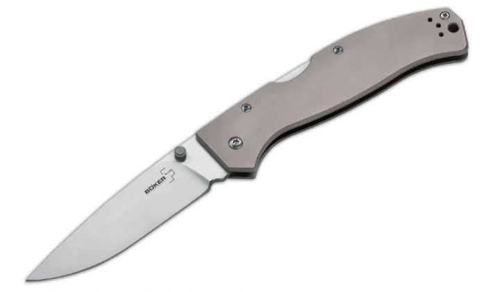 Складной нож Boker Plus Titan Drop 01BO188, сталь 440C, рукоять титан