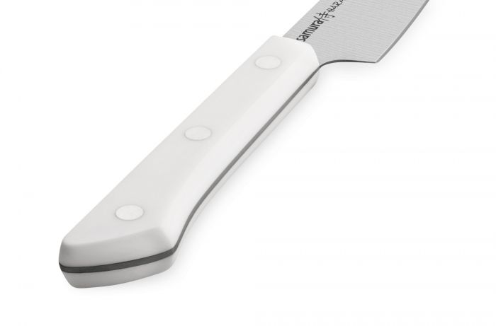 Нож кухонный овощной Samura "HARAKIRI" (SHR-0011W) 99 мм, сталь AUS-8, рукоять ABS пластик, белый