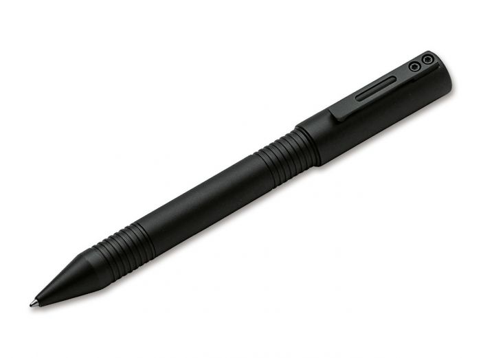 Тактическая ручка Boker Quill Commando Pen, алюминий, стропорез, цвет черный