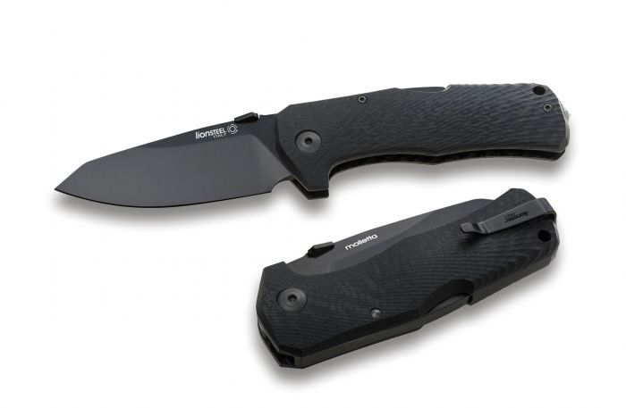 Нож складной LionSteel TM1 CB, сталь Sleipner, рукоять карбон