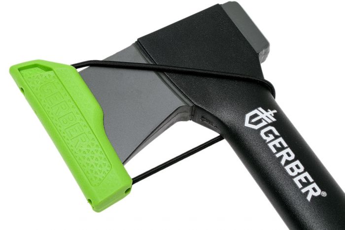 Топор Gerber 14" Hatchet Sport Axe II, кованая сталь, рукоять термопластик GRN, чёрно-зеленый