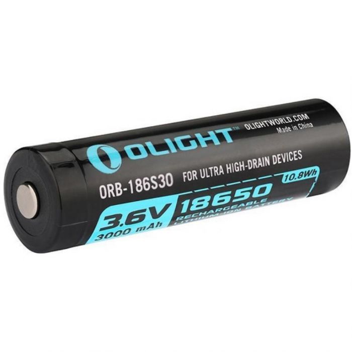 Аккумулятор Li-ion Olight HDC ORB-186S30 18650 3,6 В. 3000 mAh